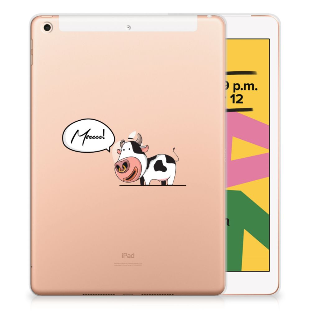 Apple iPad 10.2 (2019) Tablet Back Cover Cow