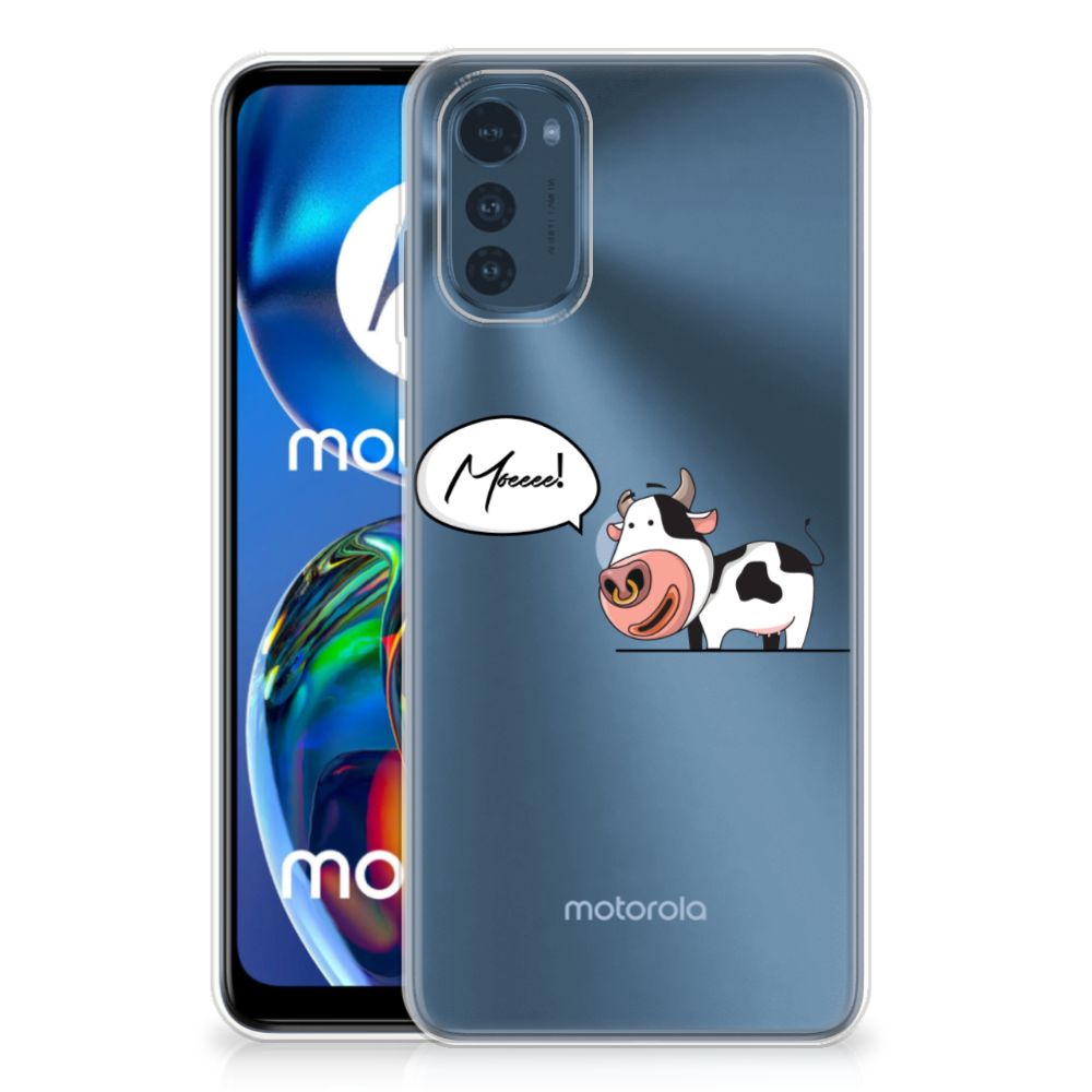 Motorola Moto E32/E32s Telefoonhoesje met Naam Cow