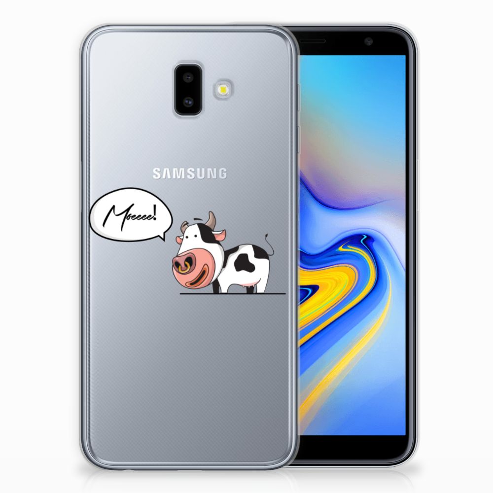 Samsung Galaxy J6 Plus (2018) Telefoonhoesje met Naam Cow