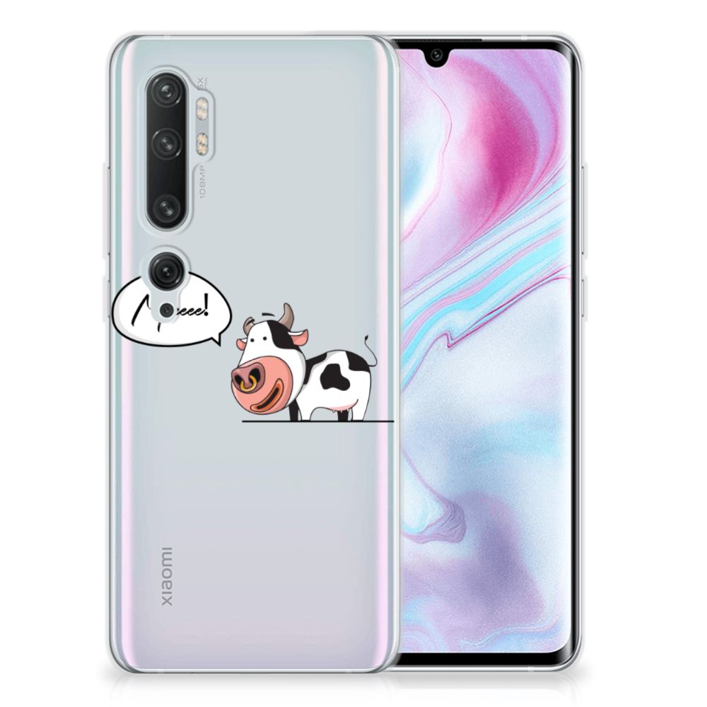 Xiaomi Mi Note 10 Pro Telefoonhoesje met Naam Cow
