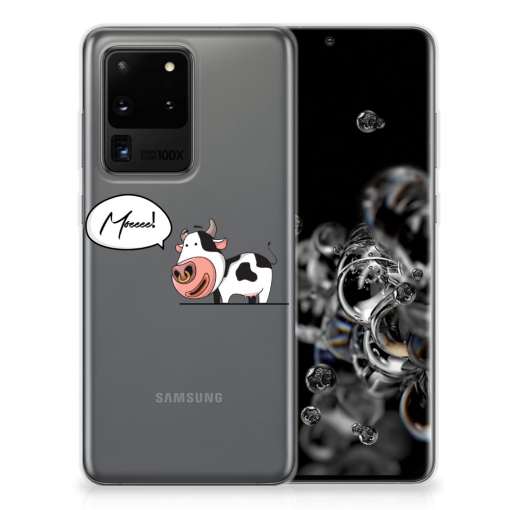 Samsung Galaxy S20 Ultra Telefoonhoesje met Naam Cow