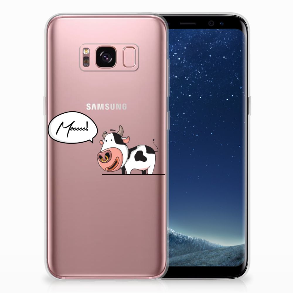 Samsung Galaxy S8 Telefoonhoesje met Naam Cow