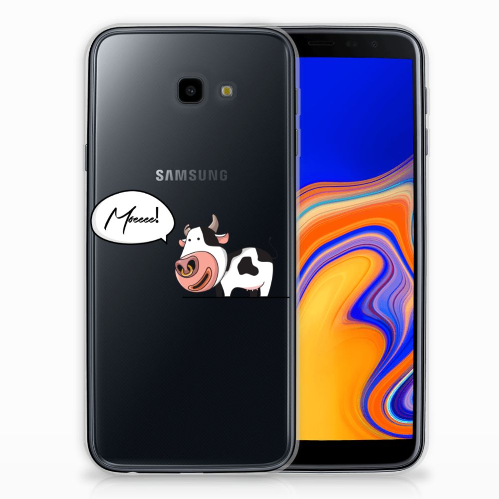 Samsung Galaxy J4 Plus (2018) Telefoonhoesje met Naam Cow