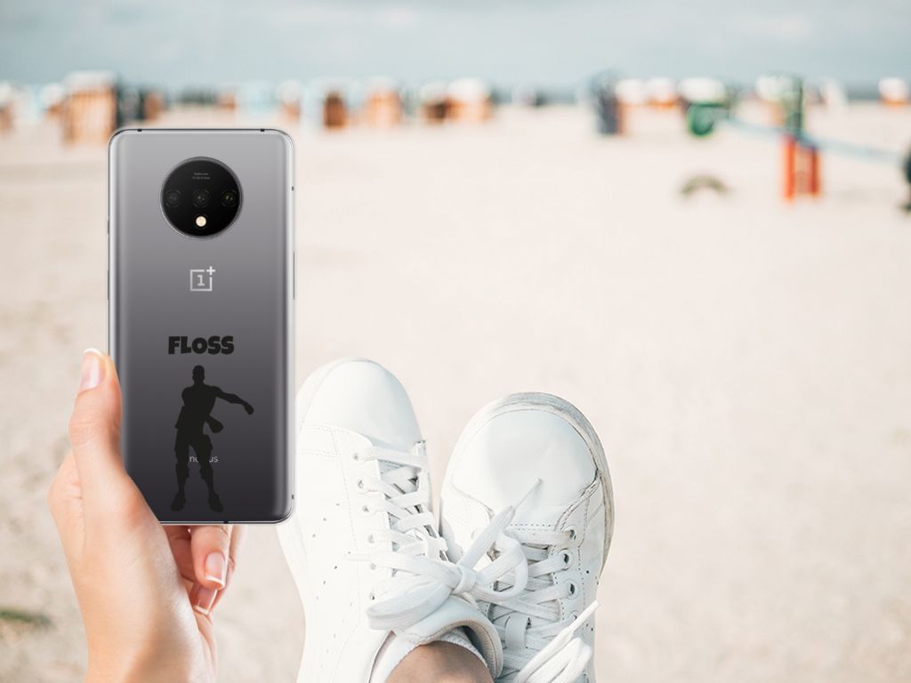 OnePlus 7T Telefoonhoesje met Naam Floss