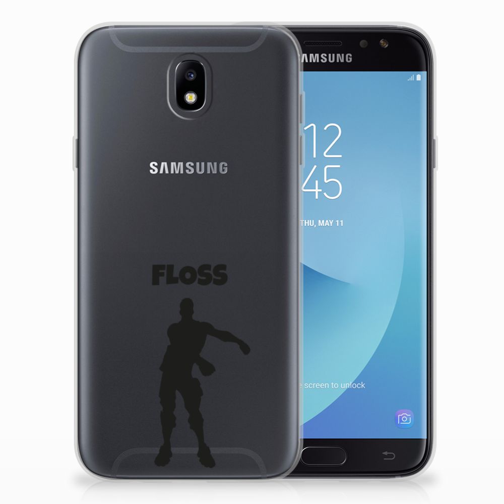 Samsung Galaxy J7 2017 | J7 Pro Telefoonhoesje met Naam Floss