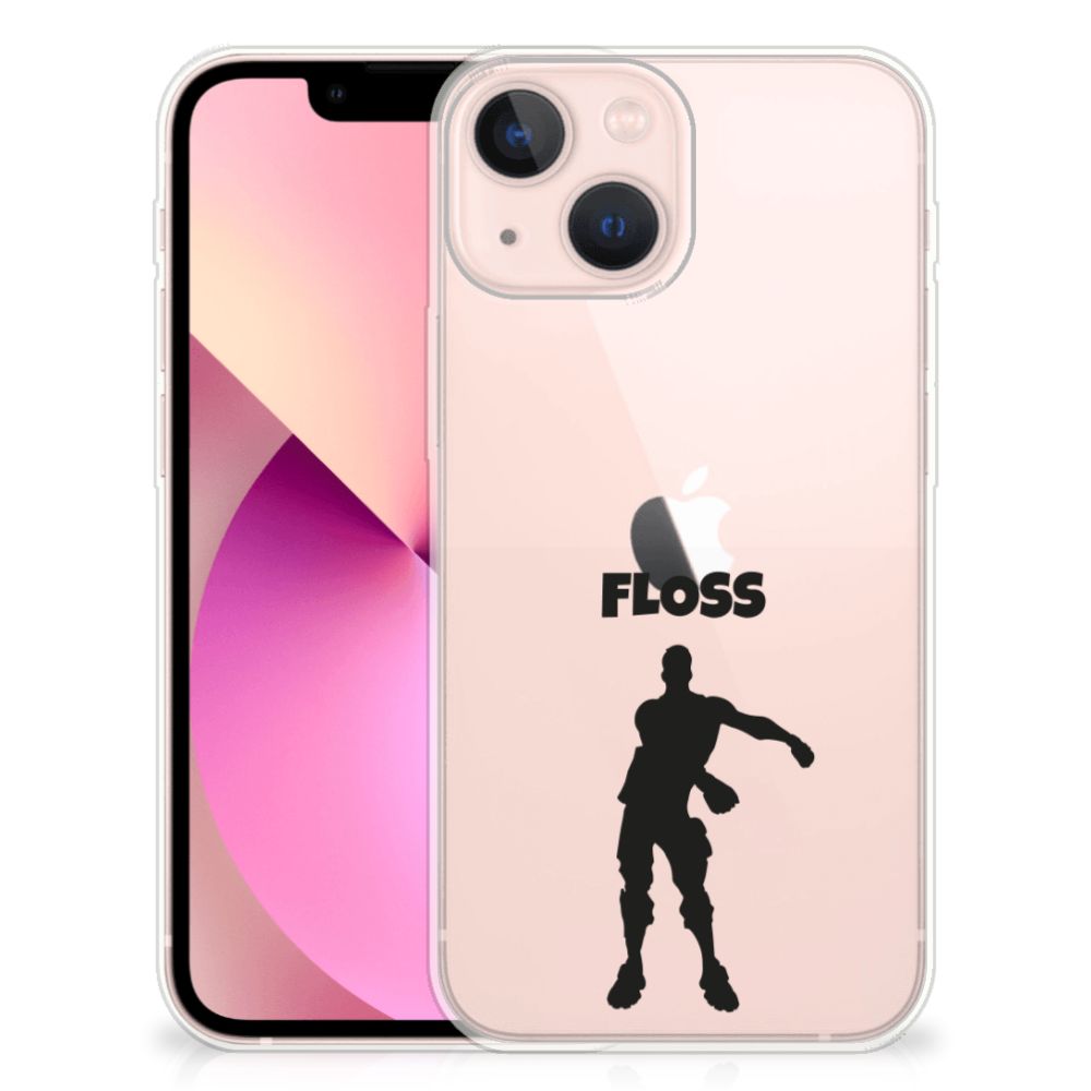iPhone 13 mini Telefoonhoesje met Naam Floss