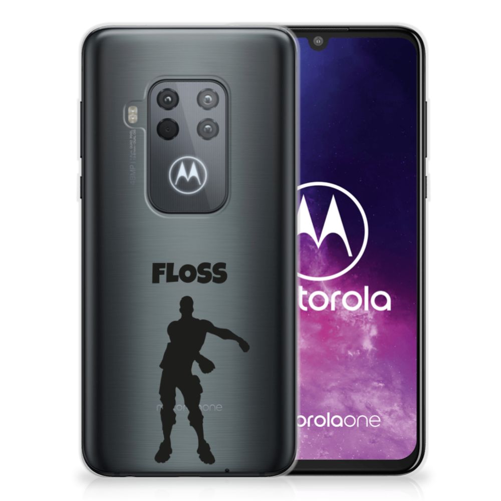 Motorola One Zoom Telefoonhoesje met Naam Floss
