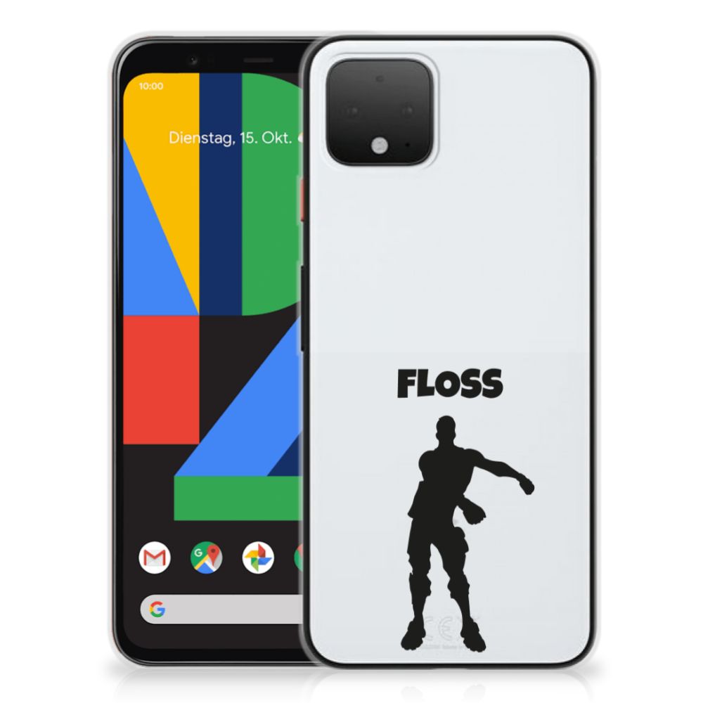 Google Pixel 4 Telefoonhoesje met Naam Floss