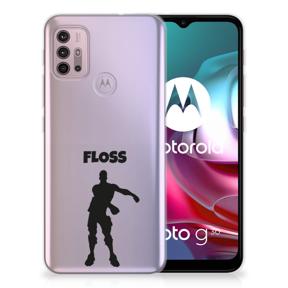 Motorola Moto G30 | G10 Telefoonhoesje met Naam Floss