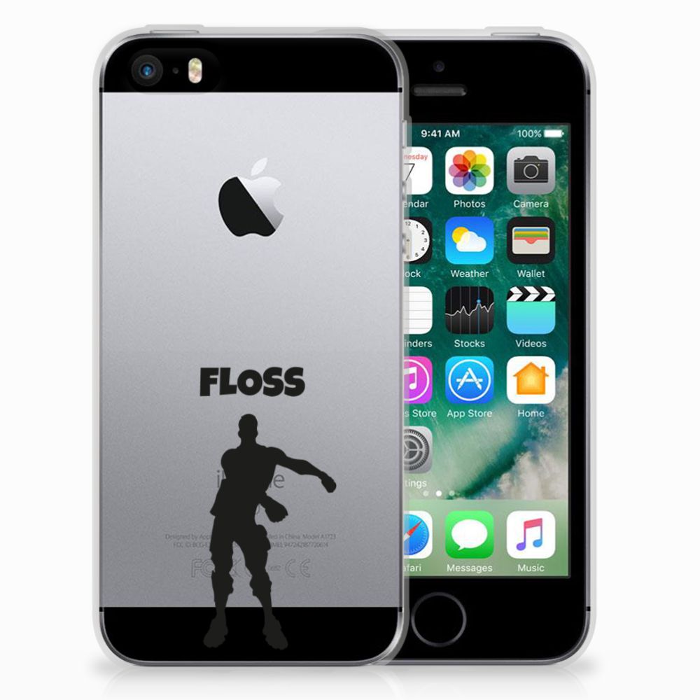 Apple iPhone SE | 5S Telefoonhoesje met Naam Floss