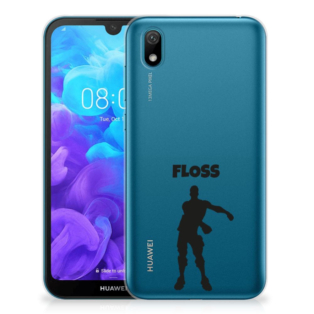 Huawei Y5 (2019) Telefoonhoesje met Naam Floss