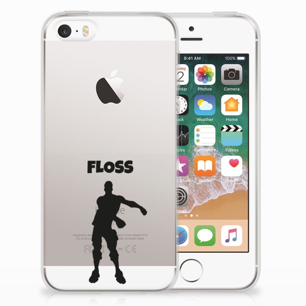 Apple iPhone SE | 5S Telefoonhoesje met Naam Floss