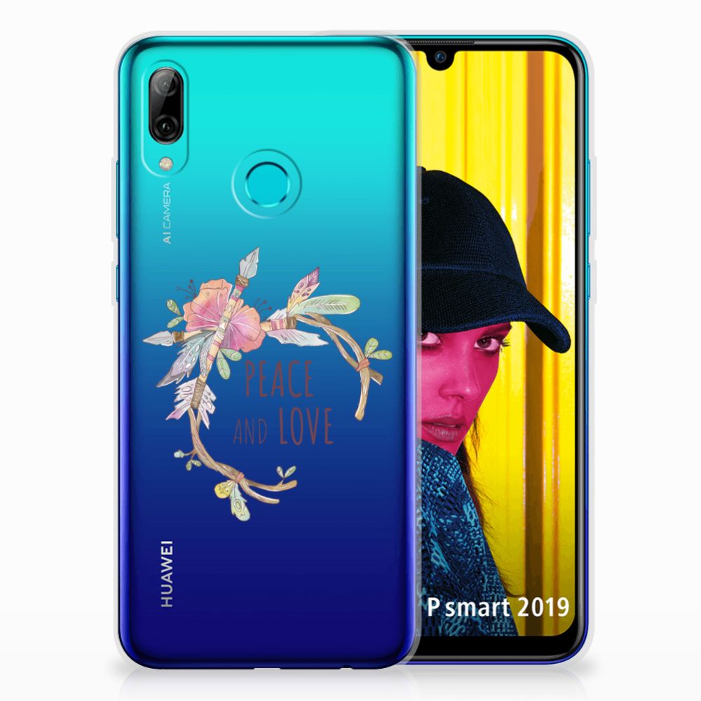 Huawei P Smart 2019 Telefoonhoesje met Naam Boho Text