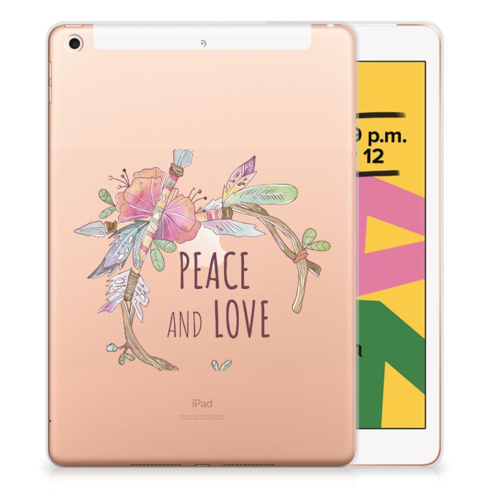 Apple iPad 10.2 (2019) Tablet Back Cover Boho Text