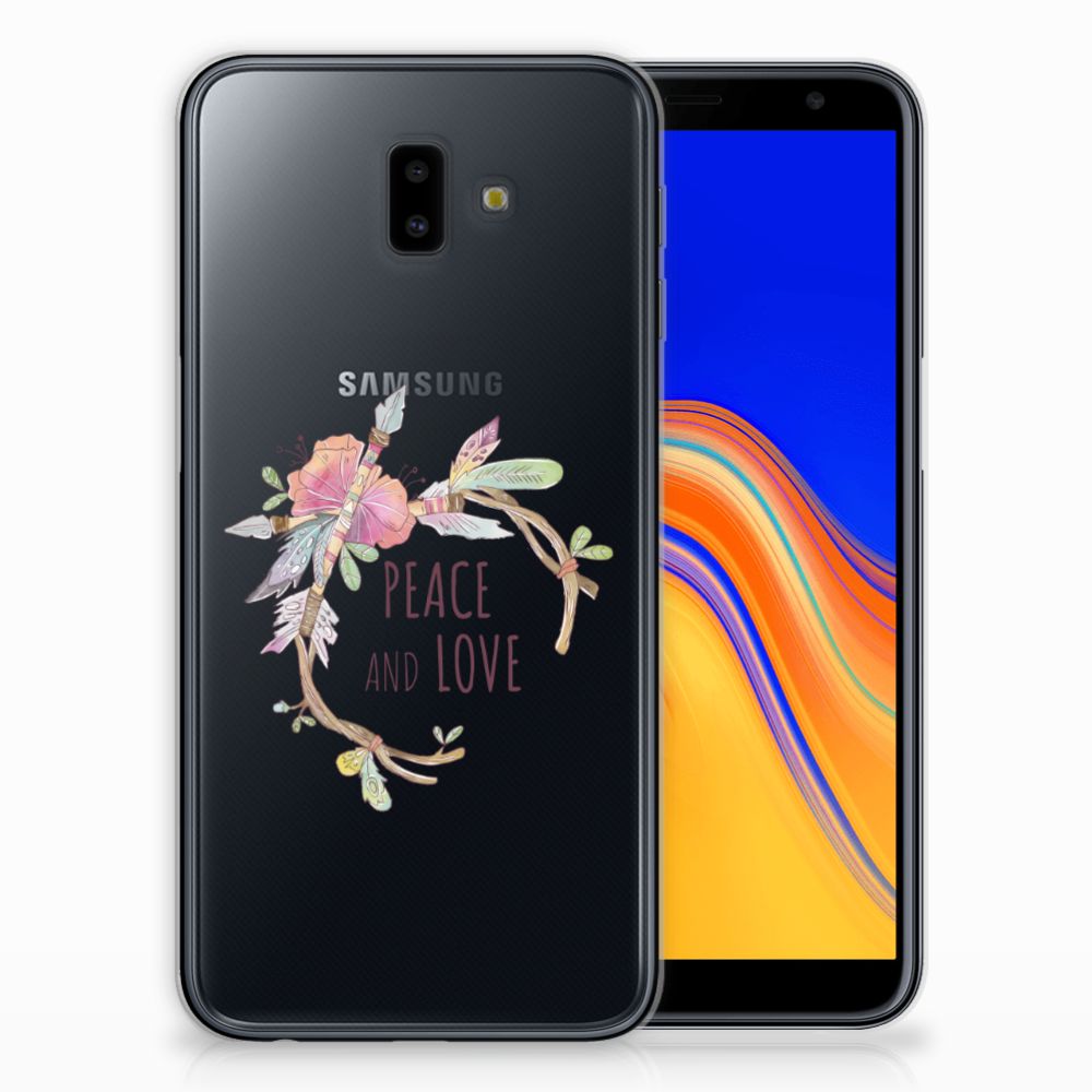 Samsung Galaxy J6 Plus (2018) Telefoonhoesje met Naam Boho Text