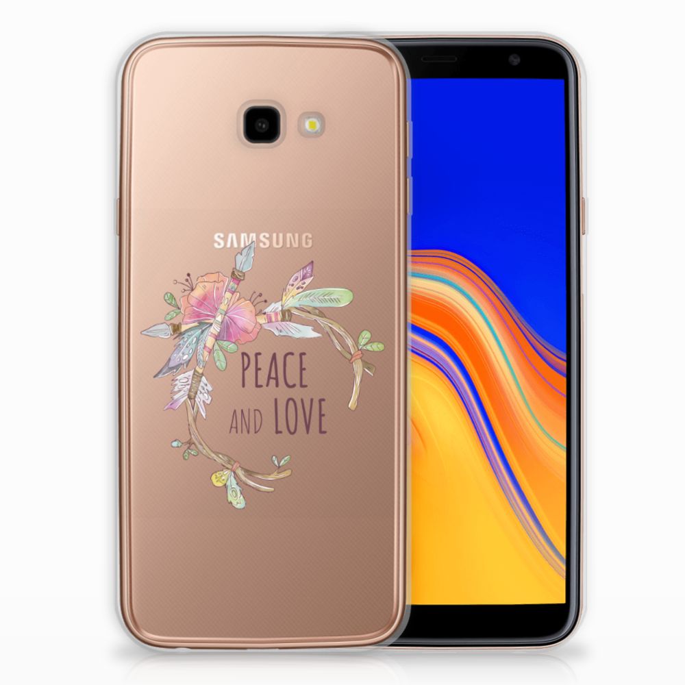 Samsung Galaxy J4 Plus (2018) Telefoonhoesje met Naam Boho Text