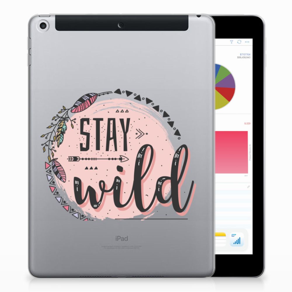 Apple iPad 9.7 2018 | 2017 Tablet Back Cover Boho Stay Wild