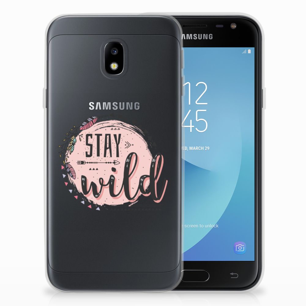 Samsung Galaxy J3 2017 Telefoonhoesje met Naam Boho Stay Wild
