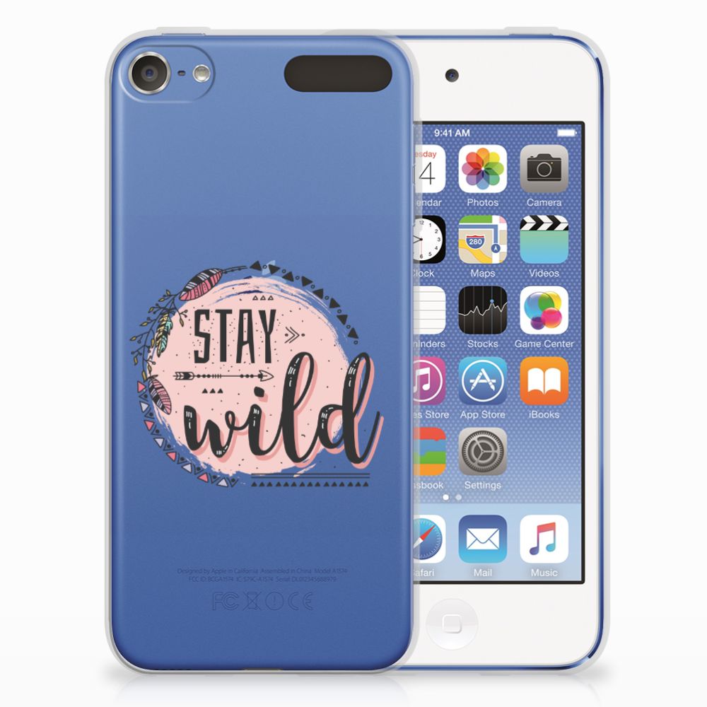 Apple iPod Touch 5 | 6 Telefoonhoesje met Naam Boho Stay Wild