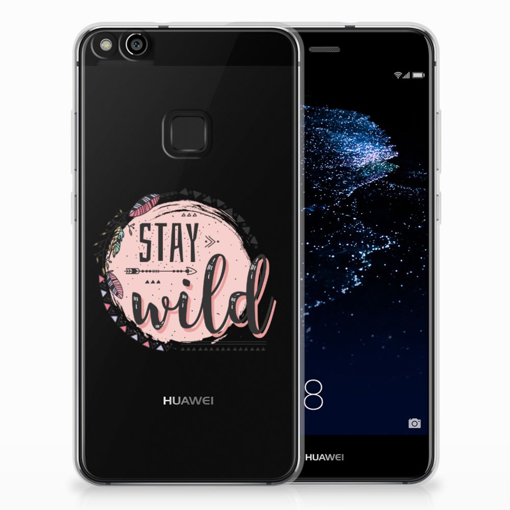 Huawei P10 Lite Telefoonhoesje met Naam Boho Stay Wild