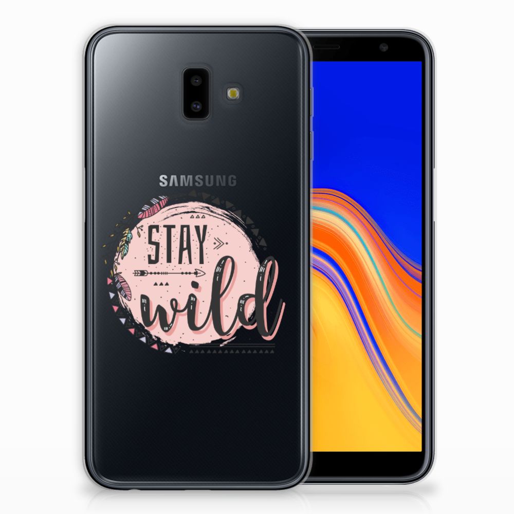 Samsung Galaxy J6 Plus (2018) Telefoonhoesje met Naam Boho Stay Wild