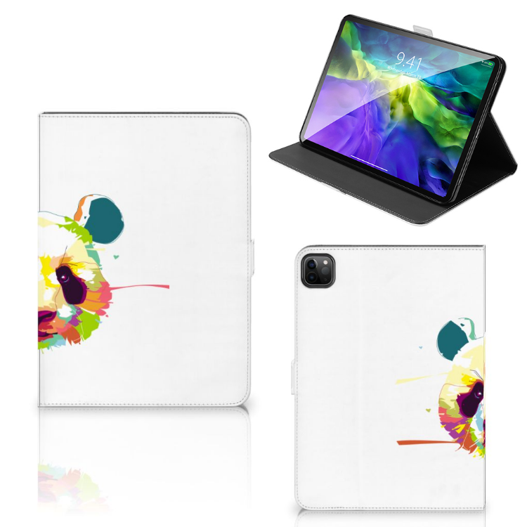 iPad Pro 2020 Hippe Tablet Hoes Panda Color