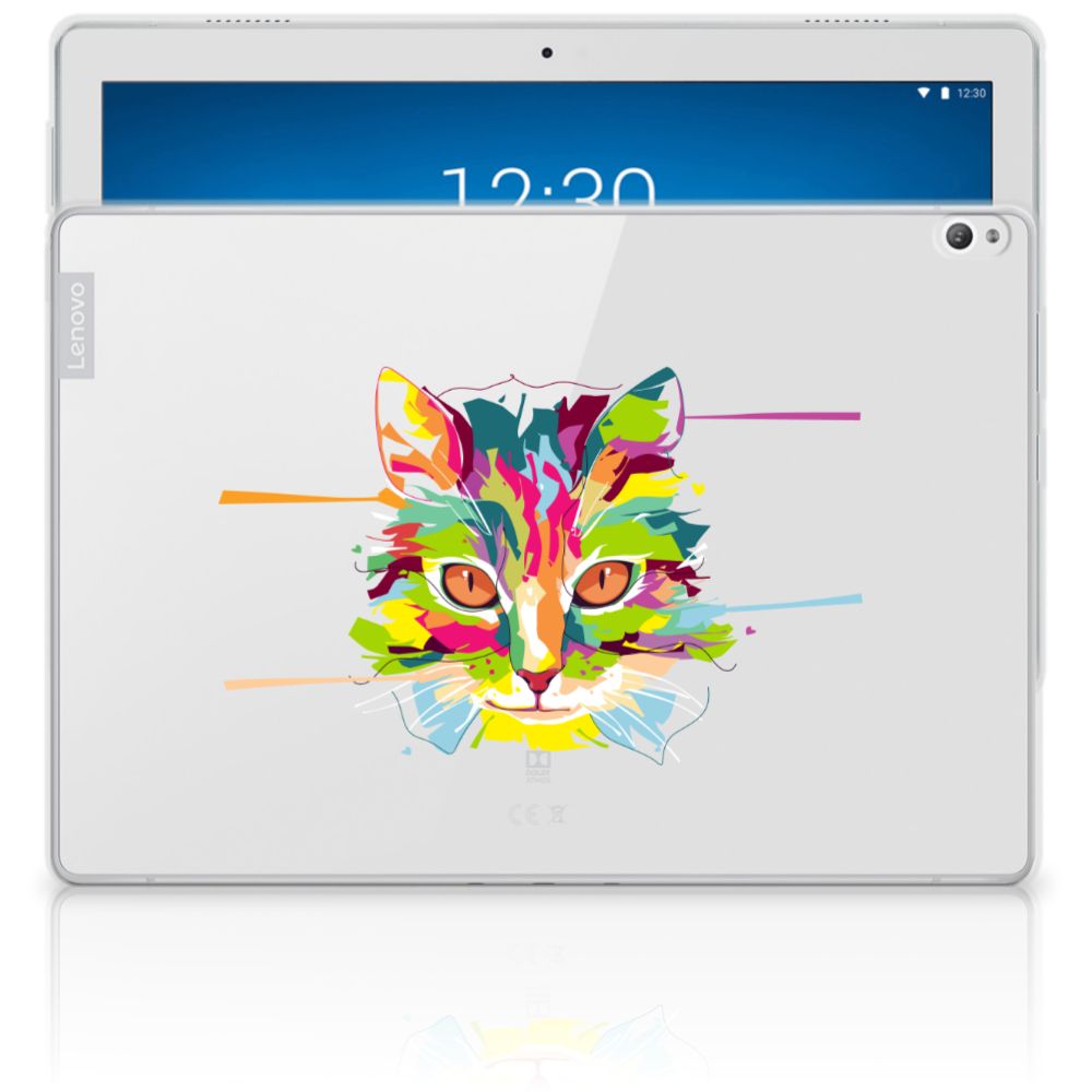 Lenovo Tab P10 Tablet Back Cover Cat Color