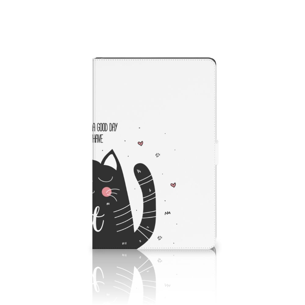 Samsung Galaxy Tab A7 (2020) Hippe Tablet Hoes Cat Good Day