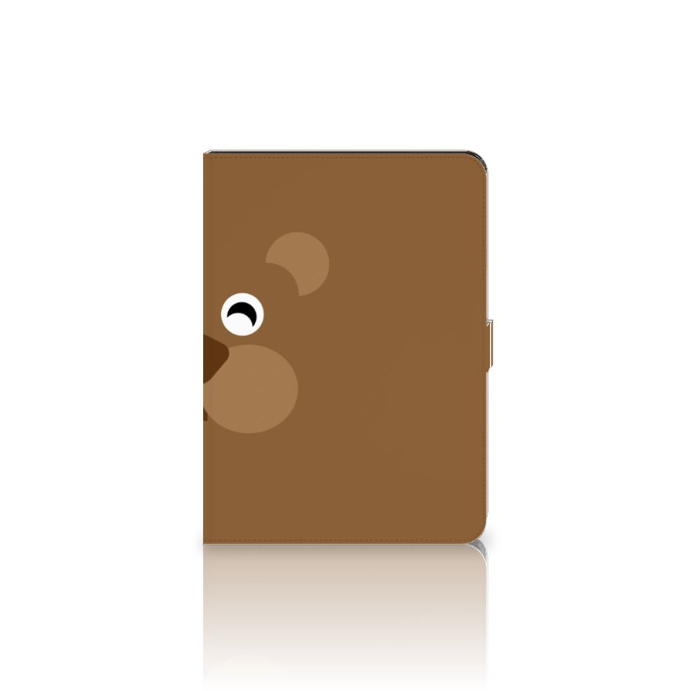 iPad Air (2020/2022) 10.9 inch Hippe Tablet Hoes Bear Brown