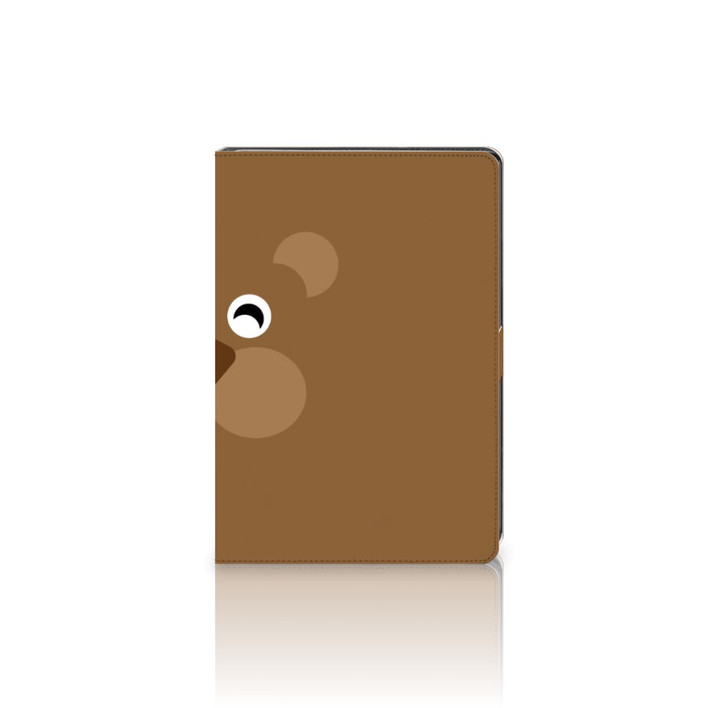Lenovo Tablet M10 Hippe Tablet Hoes Bear Brown