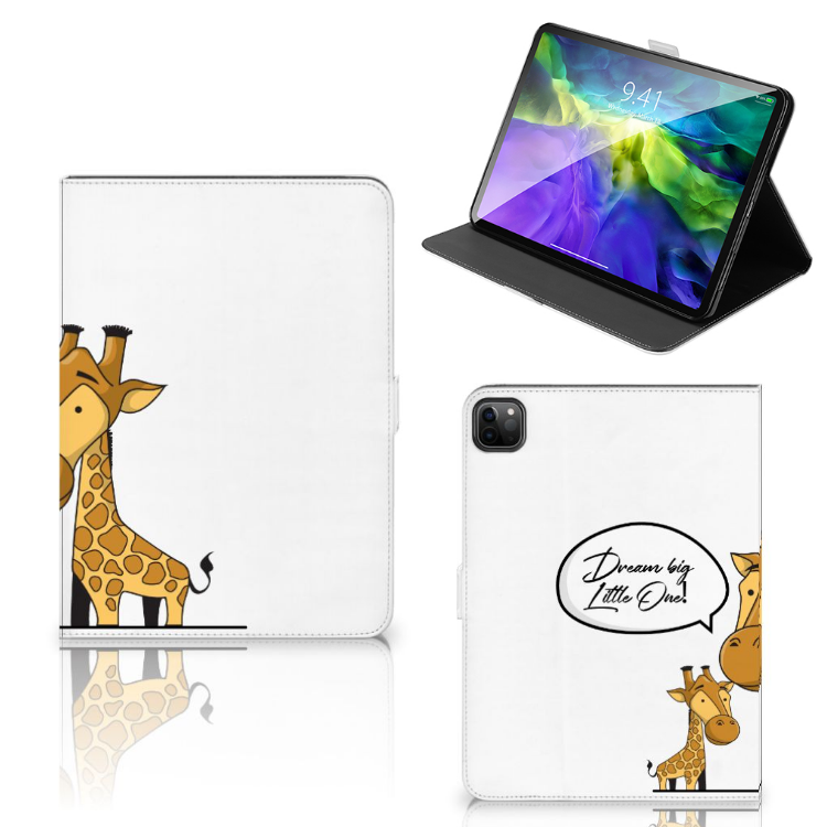 iPad Pro 11 2020/2021/2022 Hippe Tablet Hoes Giraffe