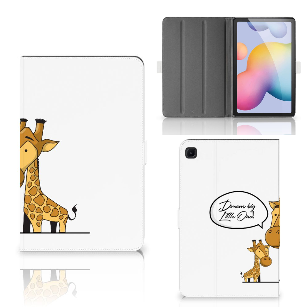 Samsung Galaxy Tab S6 Lite Hippe Tablet Hoes Giraffe