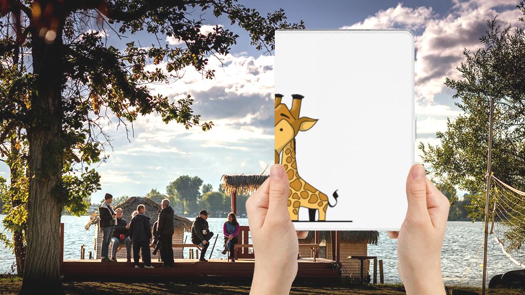 iPad 10.2 2019 | iPad 10.2 2020 | 10.2 2021 Hippe Tablet Hoes Giraffe