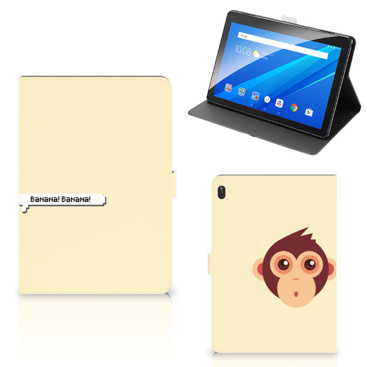 Lenovo Tab E10 Hippe Tablet Hoes Monkey