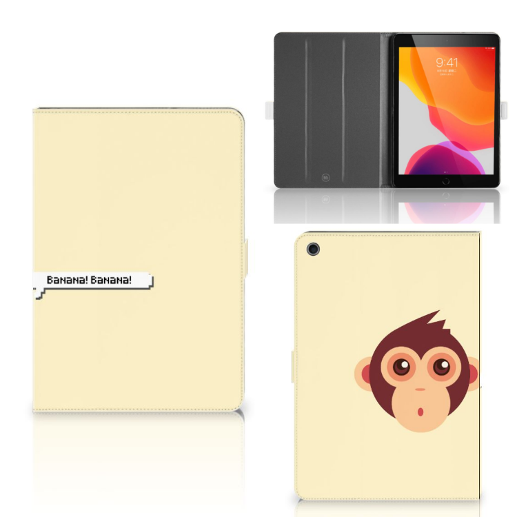 Apple iPad 10.2 (2019) Hippe Tablet Hoes Monkey