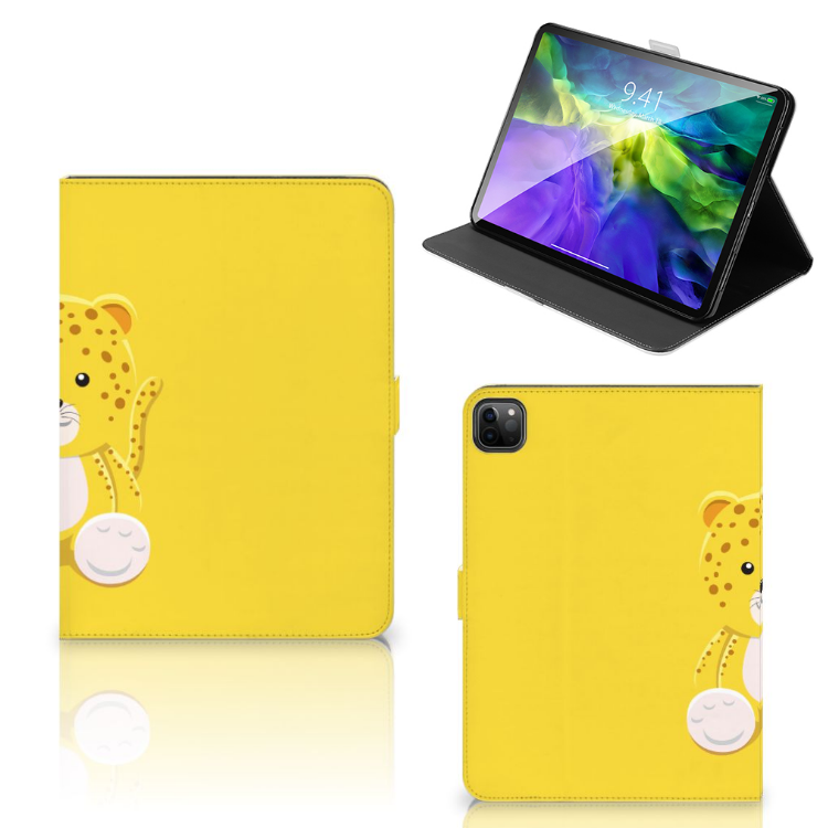 iPad Pro 2020 Hippe Tablet Hoes Baby Leopard