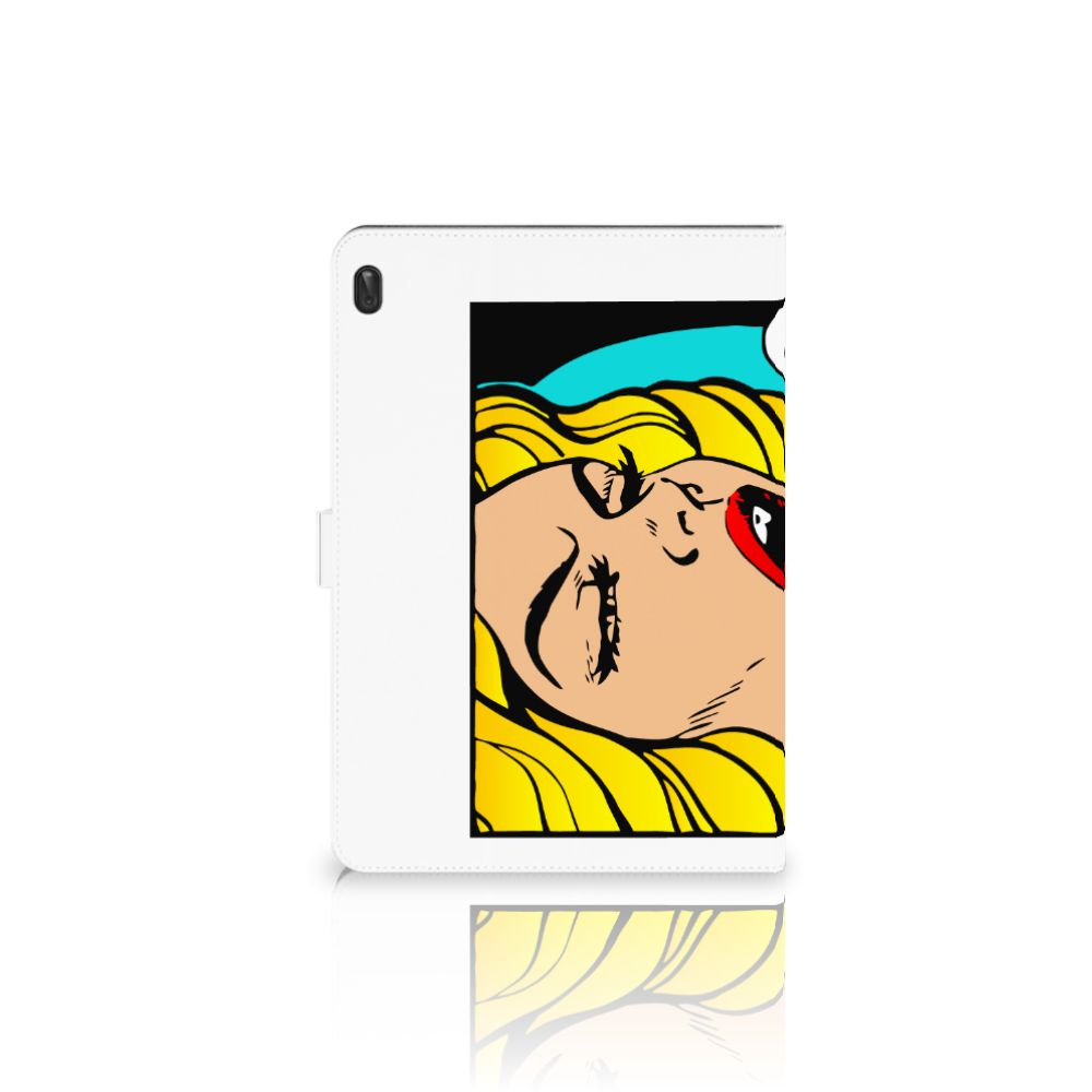 Lenovo Tab E10 Tablet Hoes met standaard Popart Oh Yes