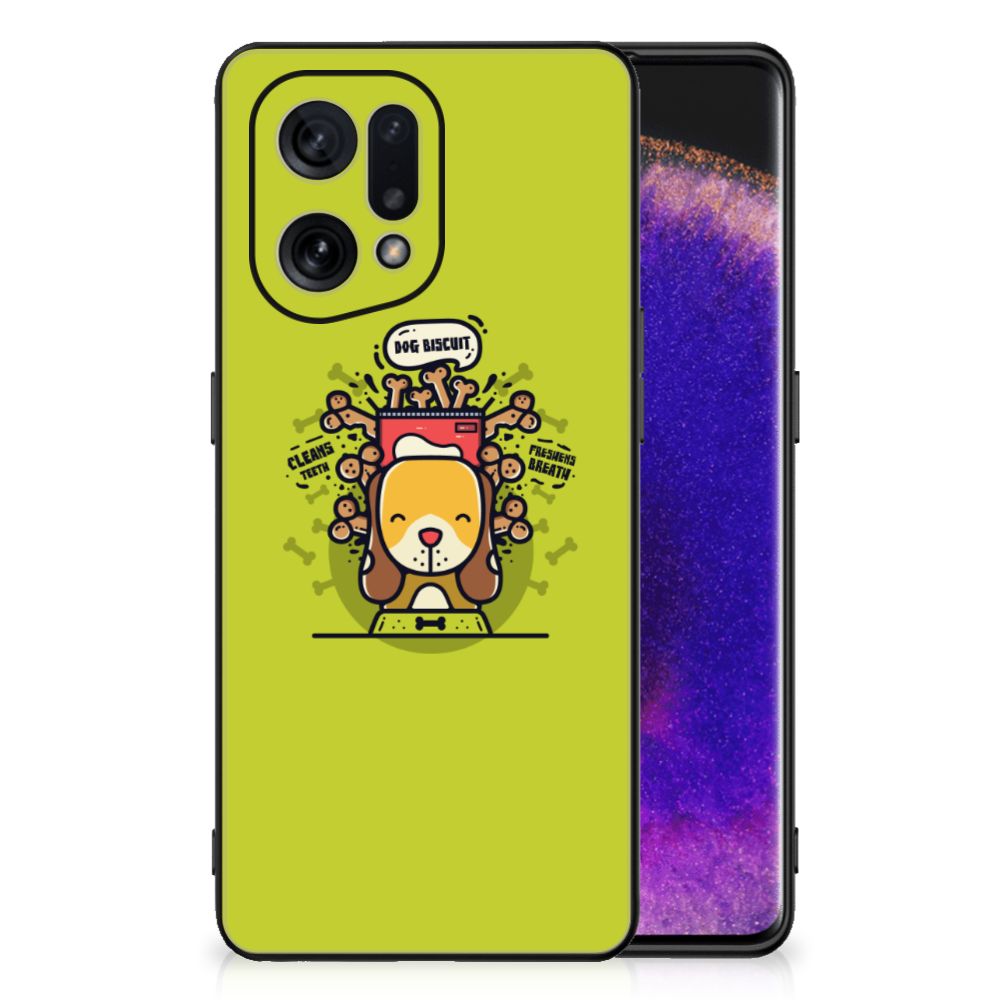 OPPO Find X5 Hoesje Doggy Biscuit
