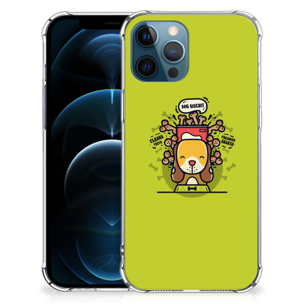 iPhone 12 | 12 Pro Stevig Bumper Hoesje Doggy Biscuit