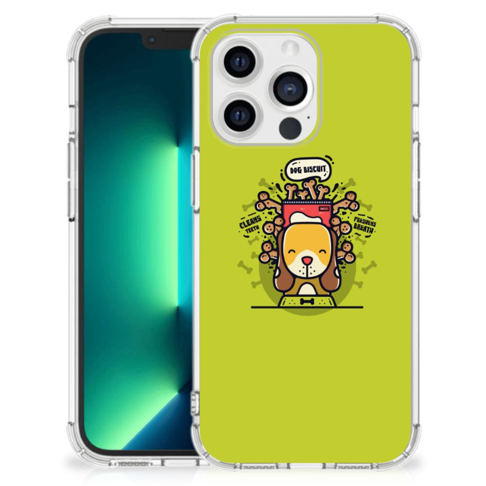 iPhone 13 Pro Max Stevig Bumper Hoesje Doggy Biscuit