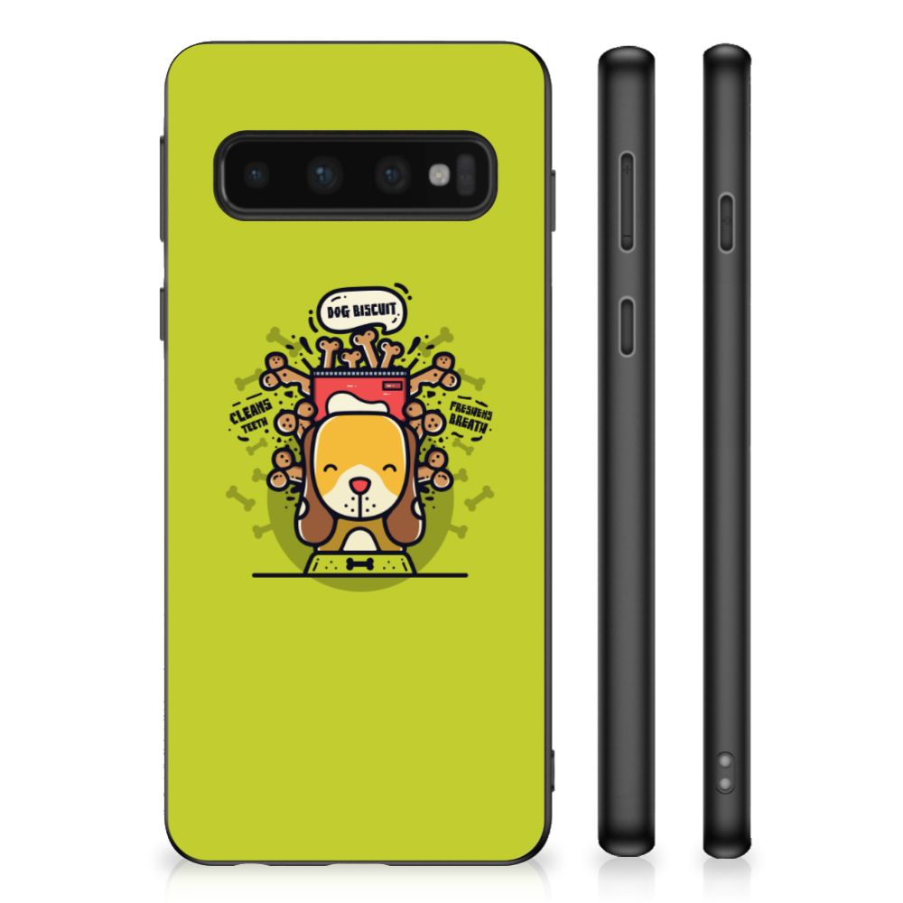 Samsung Galaxy S10 Bumper Hoesje Doggy Biscuit