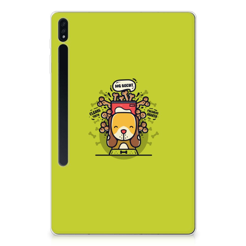 Samsung Galaxy Tab S7 Plus | S8 Plus Tablet Back Cover Doggy Biscuit