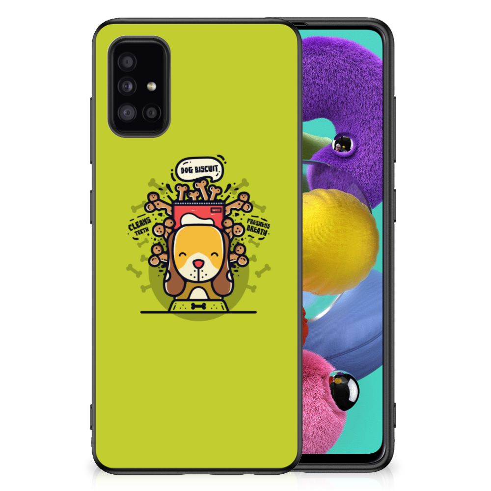 Samsung Galaxy A51 Bumper Hoesje Doggy Biscuit