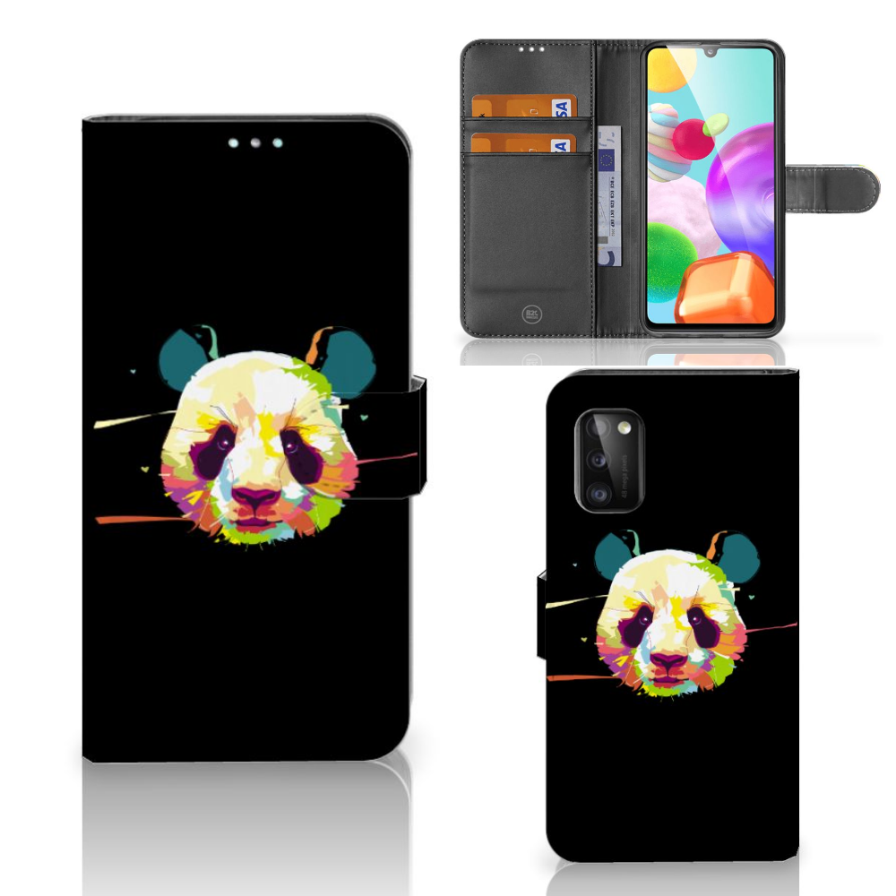 Samsung Galaxy A41 Leuk Hoesje Panda Color