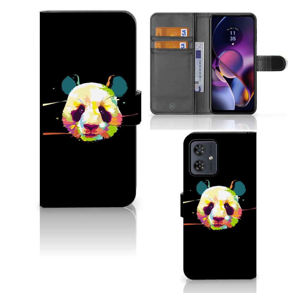 Motorola Moto G54 Leuk Hoesje Panda Color