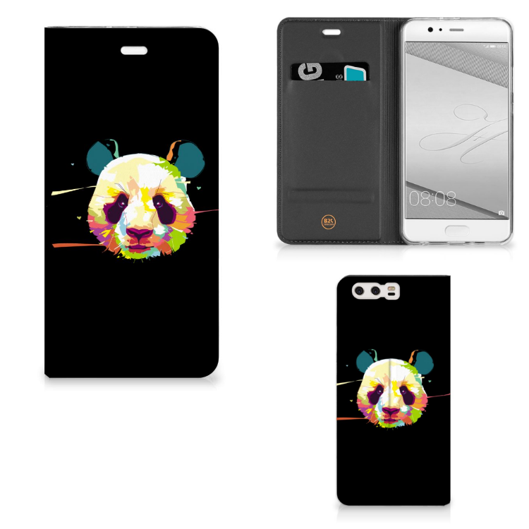Huawei P10 Plus Standcase Hoesje Design Panda Color