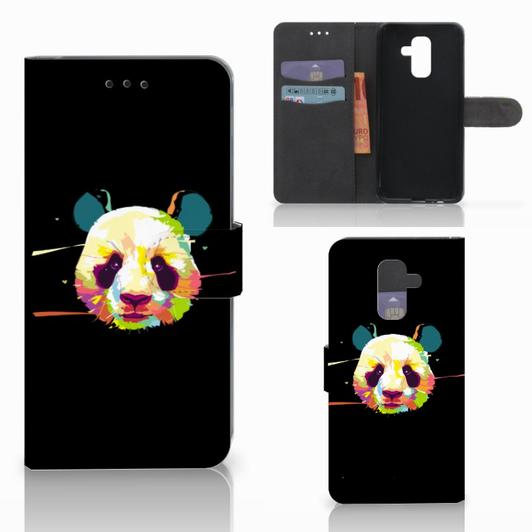 Samsung Galaxy A6 Plus 2018 Leuk Hoesje Panda Color