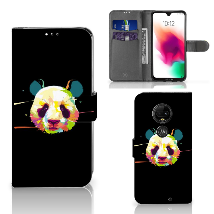 Motorola Moto G7 | G7 Plus Boekhoesje Design Panda Color