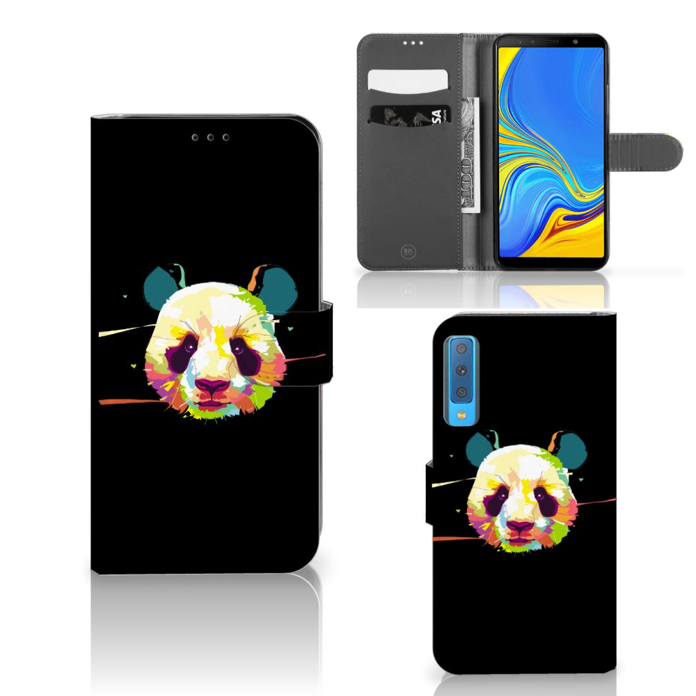 Samsung Galaxy A7 (2018) Leuk Hoesje Panda Color