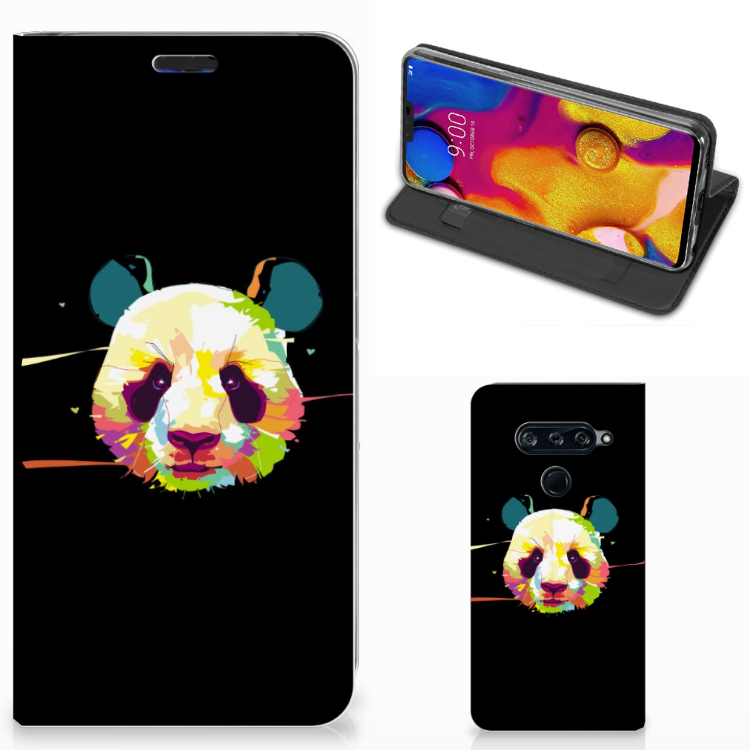 LG V40 Thinq Magnet Case Panda Color